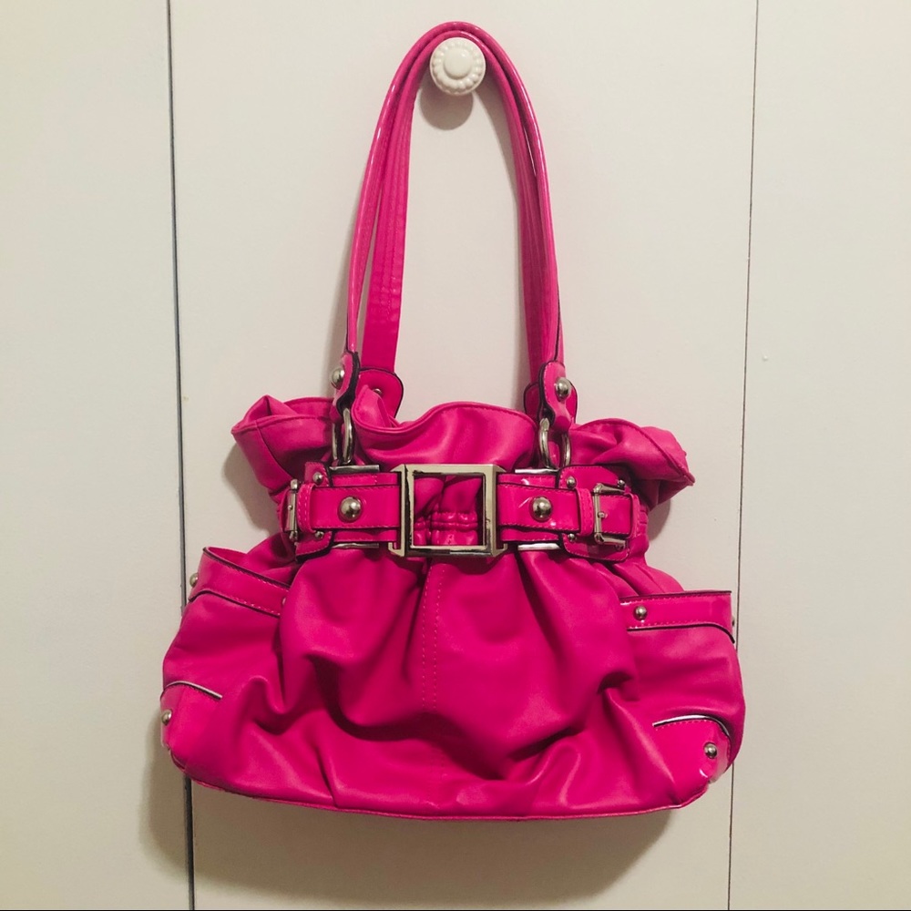 New Wilson leather pink purse